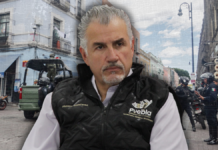 Operativo contra ambulantes en Puebla deja 13 lesionados