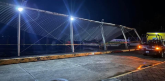 Colapsa techo de cancha en Ahuehuetitla por lluvias fuertes