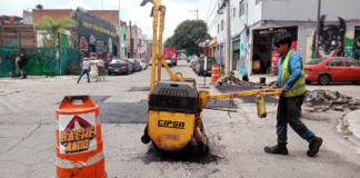 Han reparado más de 153 mil baches en Puebla capital