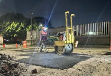 Puebla intensifica bacheo en áreas cercanas a hospitales