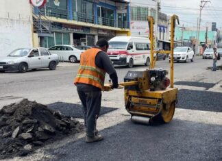 Estas son las calles que se bachearán este jueves en Puebla