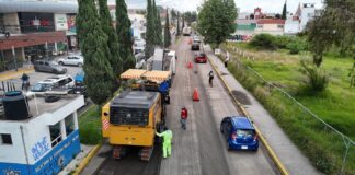 ¡Ojo! Inician trabajos de rehabilitación en Camino Real a Cholula