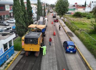 ¡Ojo! Inician trabajos de rehabilitación en Camino Real a Cholula