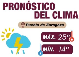 Pronostican lluvias y tormentas eléctricas este martes en Puebla