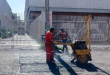 Cuadrillas de bacheo trabajan en 19 vialidades de Puebla este lunes