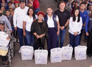 Lupita Cuautle ha entregado más de 12 mil despensas en San Andrés Cholula