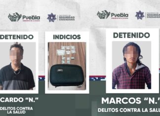 Aseguran drogas y a dos hombres en Bosques de Manzanilla y San Bartolo