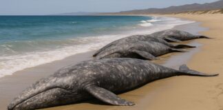 Se registran 92 ballenas grises muertas en Baja California Sur