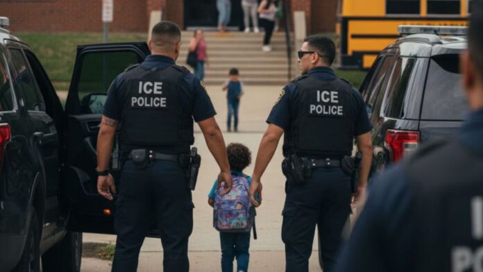 El temor a las redadas migratorias aleja a menores de las aulas.