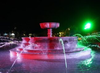 Ayuntamiento de Puebla recupera la fuente del Jardín El Carmen