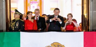 Armenta encabeza ceremonia del Grito de Independencia en Puebla