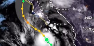 “Lorena” se intensifica a huracán categoría 1 frente a Cabo San Lucas