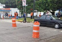 Trabajadores de Limpia bloquean bulevar Valsequillo
