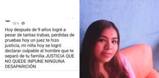 Declaran culpable a Óscar N. por desaparición de Karina en Tehuacán