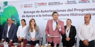 Puebla invierte 73.1 mdp para modernizar riego en 32 municipios
