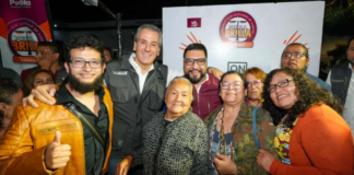 Puebla moderniza 618 luminarias en San Jerónimo Caleras