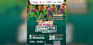 Puebla convoca al Primer Gran Zumbatón Estatal 2025