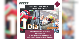 Puebla capital se prepara para el 2º Simulacro Nacional 2025