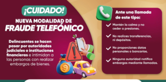 SSP alerta sobre nueva modalidad de fraude telefónico en Puebla