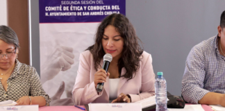 Lupita Cuautle fortalece política de integridad en San Andrés Cholula