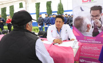 SMDIF Puebla ofrece jornada de servicios a policías y familias
