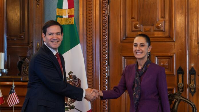 Sheinbaum y Rubio