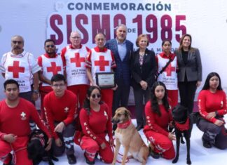 Puebla conmemora el 40 aniversario del sismo de 1985