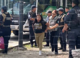 Detienen a dos presuntas carteristas en Línea 3 del RUTA