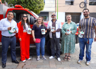 Finaliza colecta a favor de bomberos y servicios prehospitalarios en Texmelucan