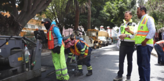Avanza rehabilitación de la avenida 11 Oriente en Puebla capital