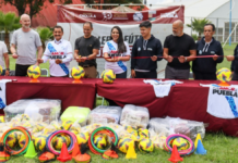 Tonantzin Fernández inaugura talleres de fútbol del Club Puebla