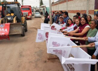 San Pedro Cholula inicia obras de pavimentación en San Cosme Texintla