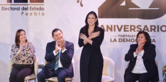 Celebran 25 años del IEE con respaldo unánime de poderes en Puebla