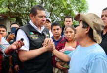 Anuncian reconstrucción y empleo temporal para damnificados en La Ceiba