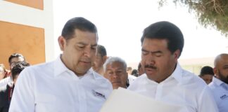 Armenta agradece labor de Javier Aquino como secretario de Bienestar