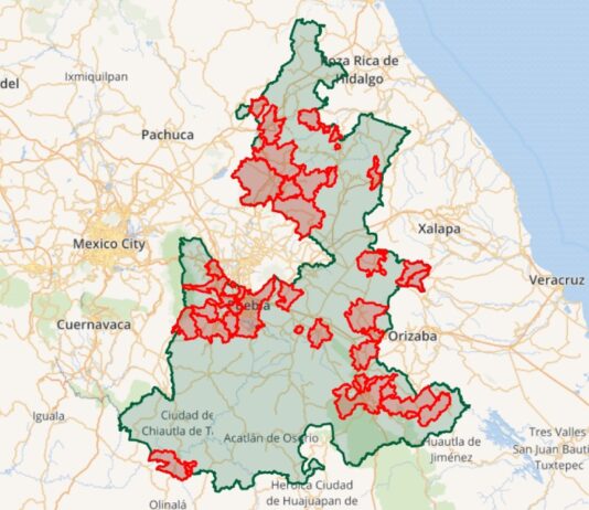 Invertirá gobierno de Puebla 36 mdp en actualizar Atlas de Riesgo