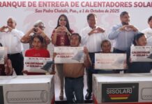 Familias recibirán 2 mil calentadores solares en San Pedro Cholula