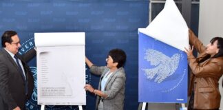 Inauguran exposición “Carteles unidos por la paz” en CU