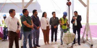 Texmelucan inicia construcción de dos techados en preescolares