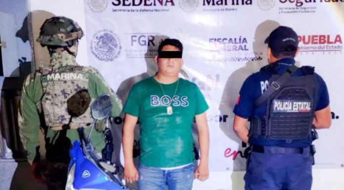 Capturan a Erik N, acusado de homicidio y narcomenudeo en Puebla