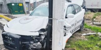 Guardia Nacional se lesiona al intentar ganarle paso al tren en Tepeaca