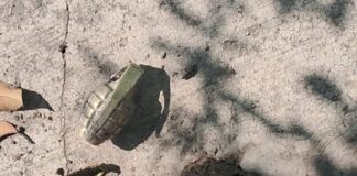 Encuentran una granada en calles de Texmelucan