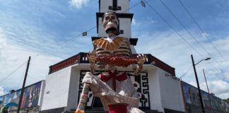 Ariadna Ayala invita a visitar “La Catrina Obrera Textil”