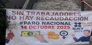 Trabajadores del SAT entran a paro laboral en todo el país