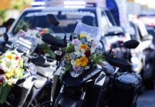 Lupita Cuautle entrega 15 patrullas y 5 motocicletas a Policía en San Andrés Cholula
