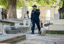 Puebla despliega operativo para garantizar orden y seguridad en panteones
