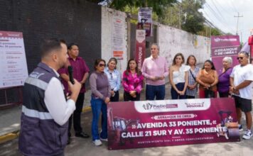 Pepe Chedraui arranca mantenimiento vial en avenida 33 Poniente