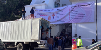 SEDIF envía dos camiones con víveres y apoyos a la Sierra Norte