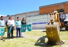 Texmelucan inicia construcción de salón de usos múltiples en primaria