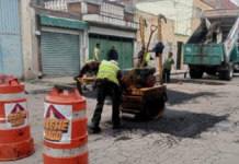 Cuadrillas de bacheo trabajan en 18 calles de la capital poblana